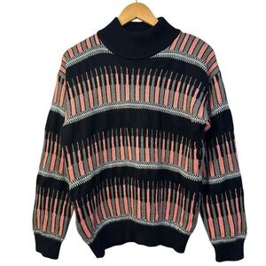 Vintage 80s Retro Union Bay Wool Blend Crewneck Sweater | Oversized Small